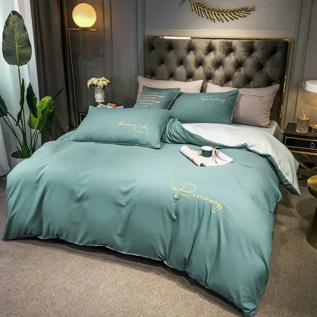 Luxury Duvet Cover with Elegant Embroidery – Soft, Breathable and High Quality | Stornfield
