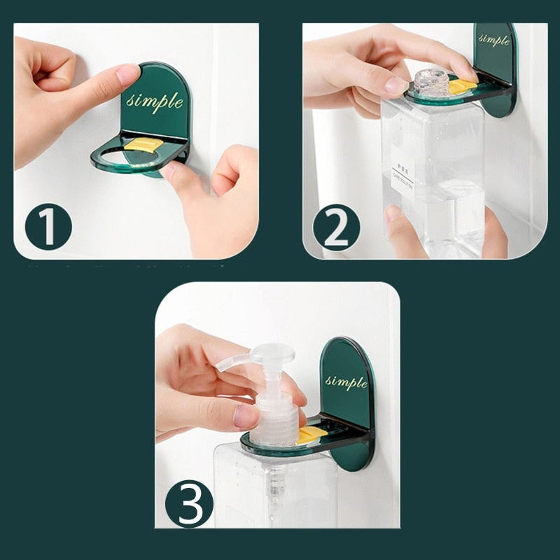 Minimal Self-Adhesive Bathroom Bottle Holder | Stornfield