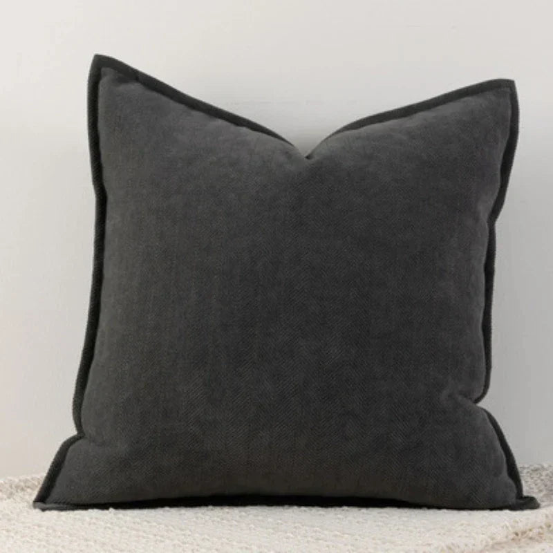 Simple Chenille Pillow Cover for Living Room & Bedroom Decoration – Soft Pillowcase for Modern Home | Stornfield