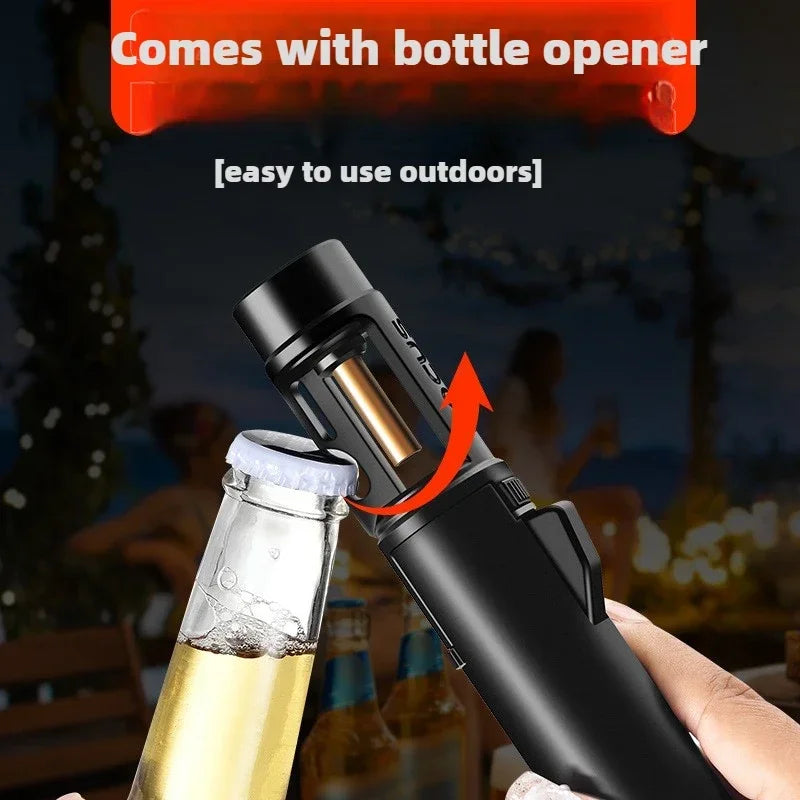 Multi-Use Bottle Opener Windproof Jet Torch Lighter | Stonrfield