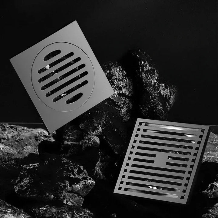 AquaShield Square Stainless Steel Floor Drain Stornfield