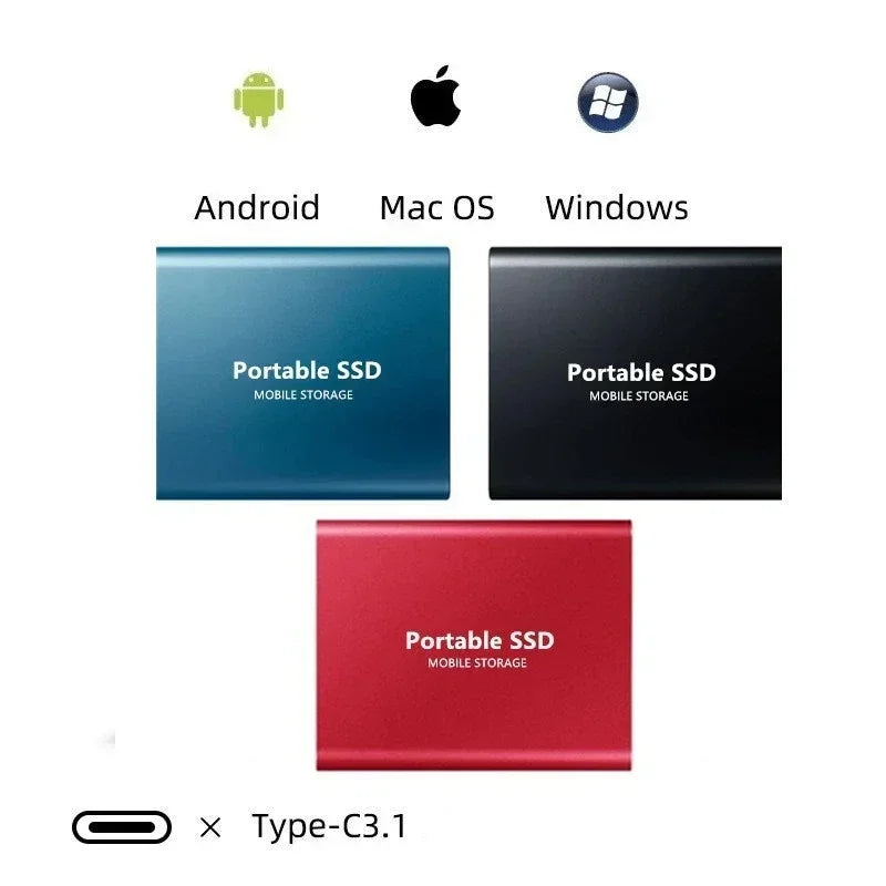 Stornfield | Portable SSD 128GB Hard Drive External Storage Compact Fast Best Quality