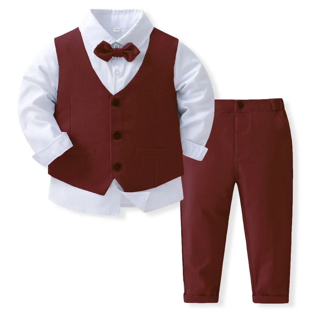 Stornfield | Boys Formal Cotton Outfit Set for Toddlers and Kids