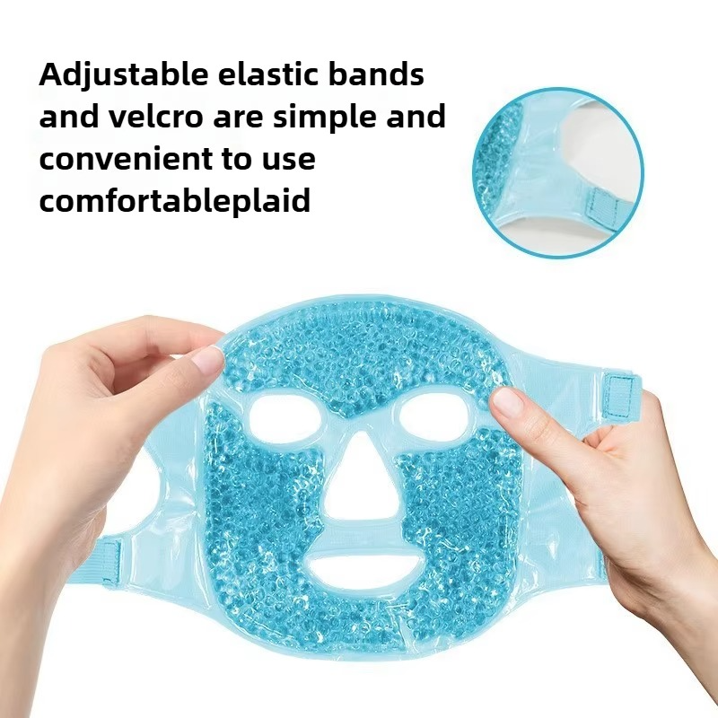 Stornfield | Cold and Hot Therapy Full Face Gel Bead Mask with Eye Compress