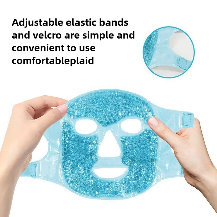 Stornfield | Cold and Hot Therapy Full Face Gel Bead Mask with Eye Compress