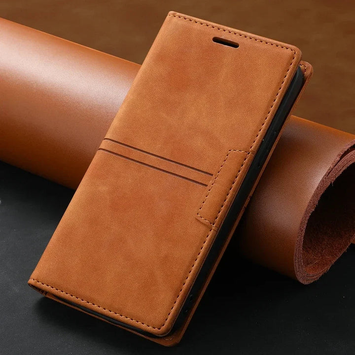 Stornfield | Étui en cuir wallet flip - Google Pixel