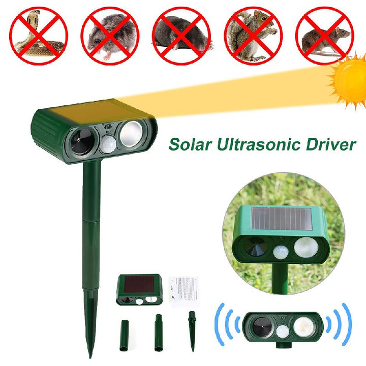 Solar Powered Ultrasonic Animal Repeller | Stornfield