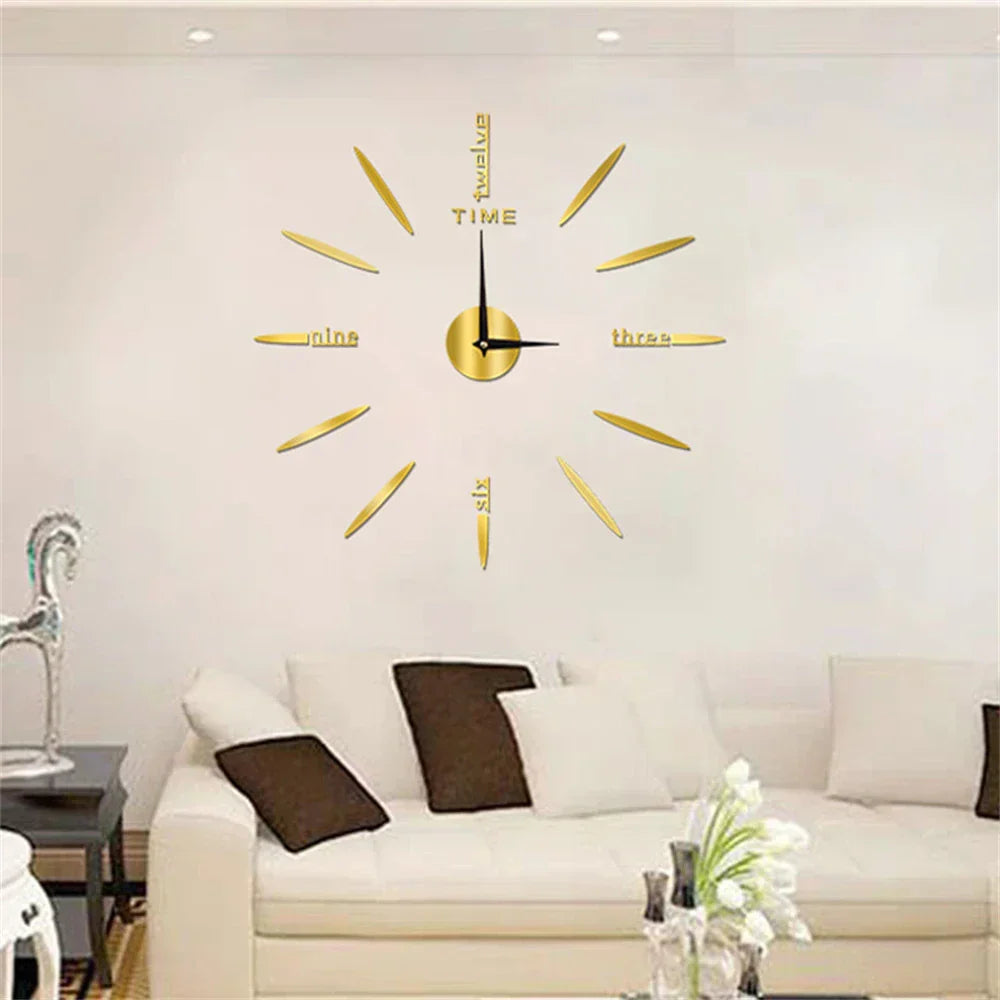 Stornfield | New large unique style acrylic wall clock