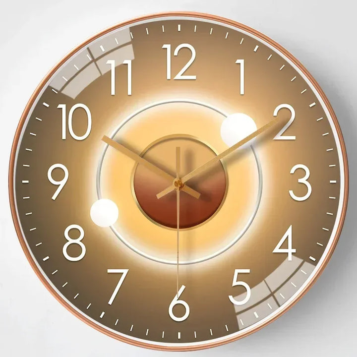 Stornfield | Silent Classic Wall Clock | Non-Ticking Elegant Timepiece for Bedroom & Office