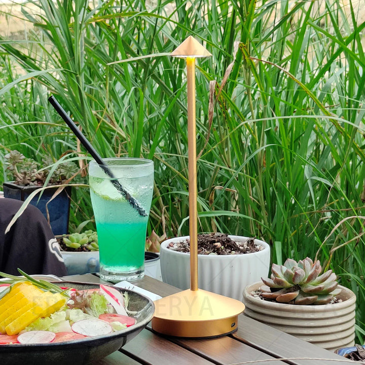 Stornfield | Rechargeable Table Lamp Creative Dining Table Lamp Pina pro Table Lamp Hotel Bar Desk Lamp Decorative Desk Lamp