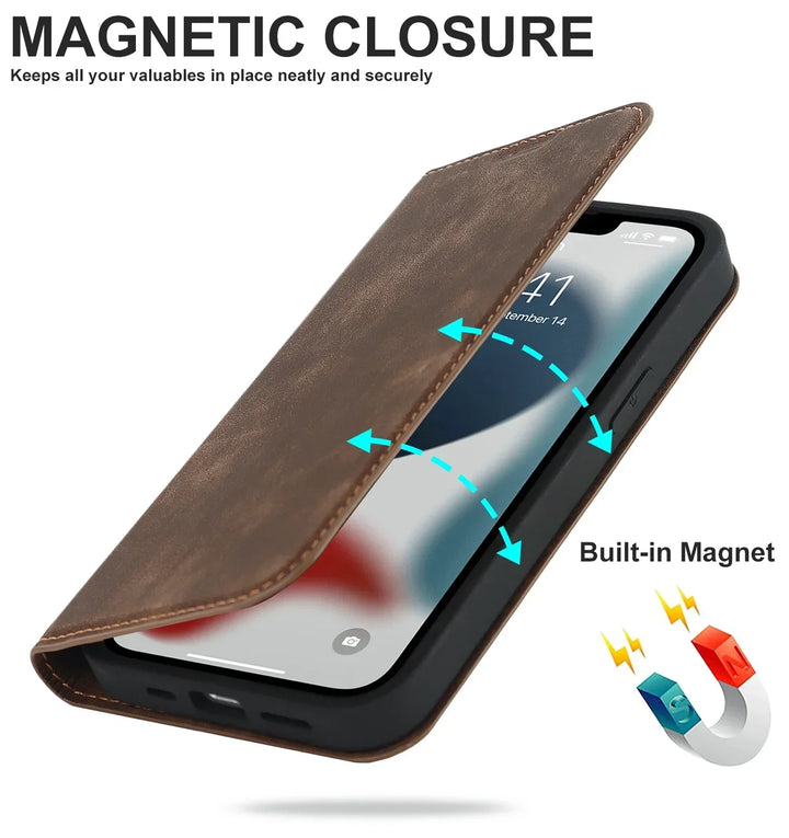 Stornfield | MagSafe Wireless Charging Wallet Case - iPhone