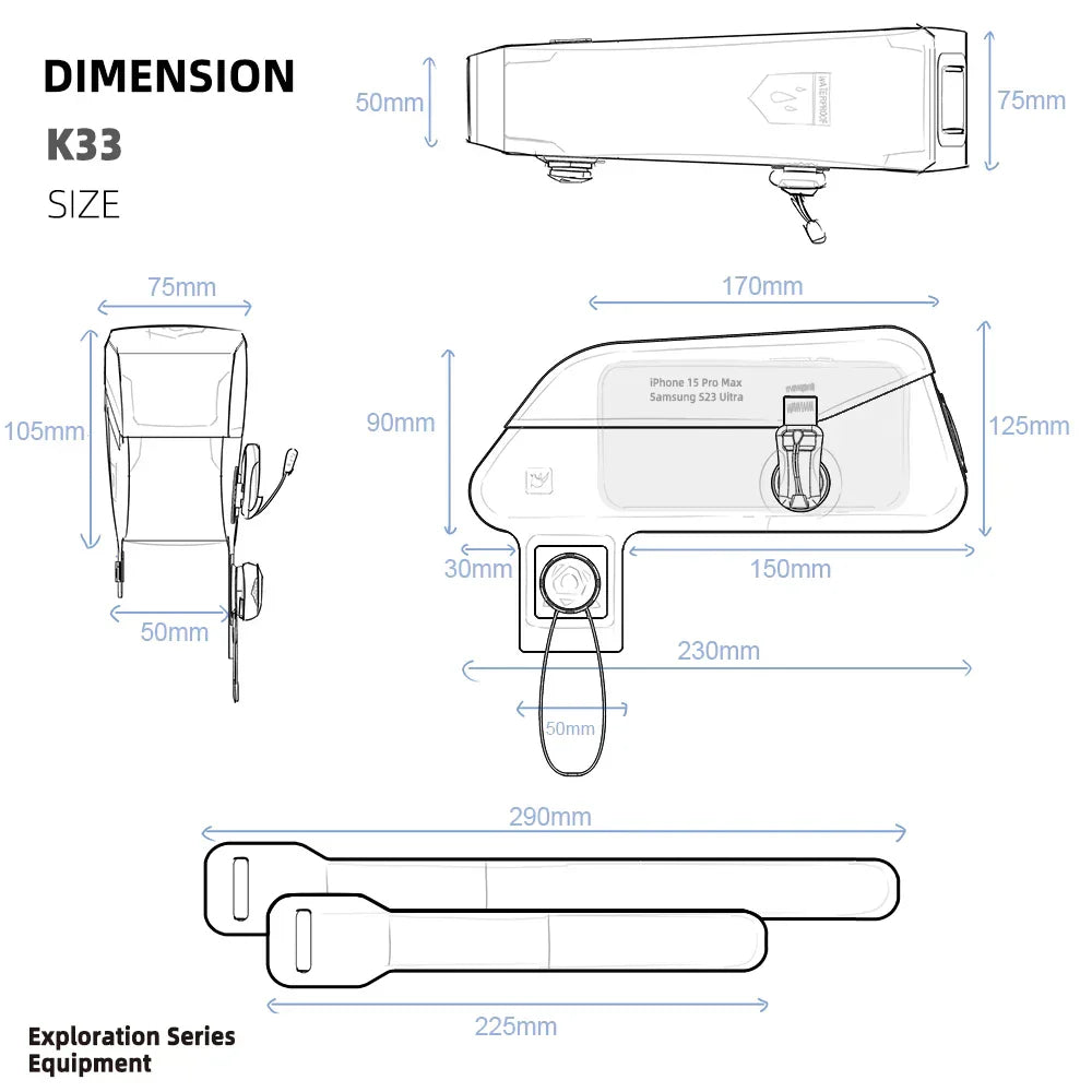 Stornfield | Magnetic Waterproof Bicycle Bag