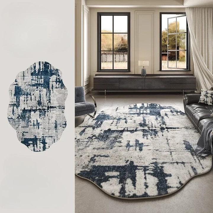 Stornfield | Irregular Plush Rug Light Luxury Washable for Bedroom and Living Room