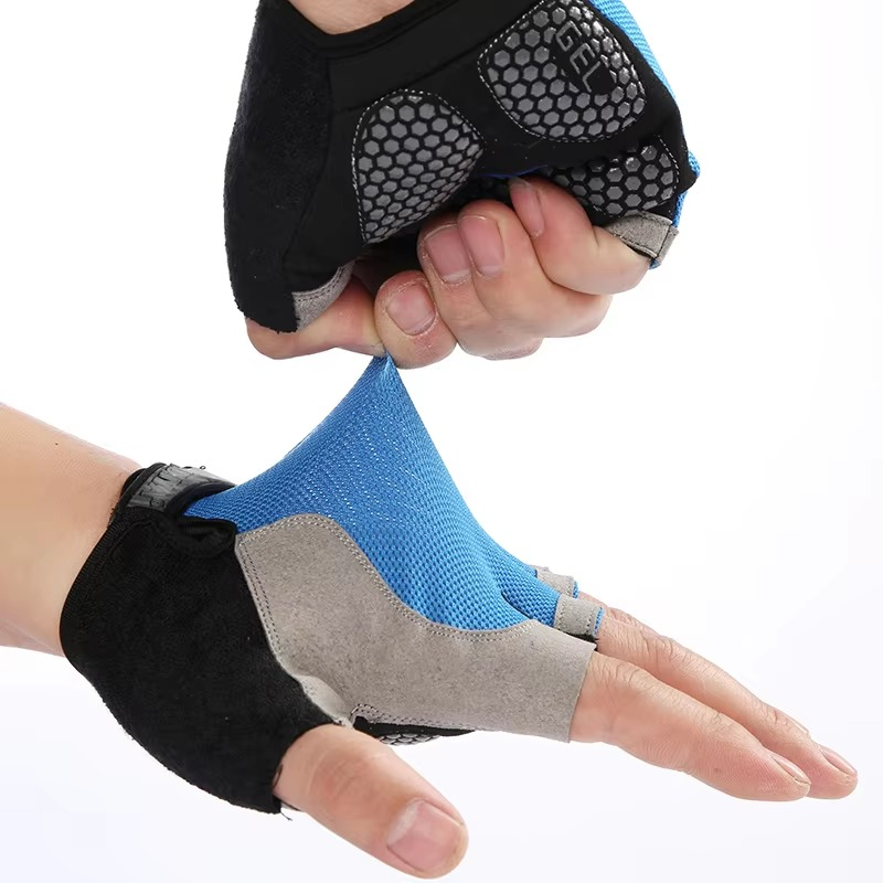 Stornfield | Breathable Anti Slip Shock Absorbing Half Finger Cycling Gloves