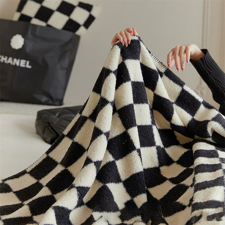 Plain Check Throw | Stornfield