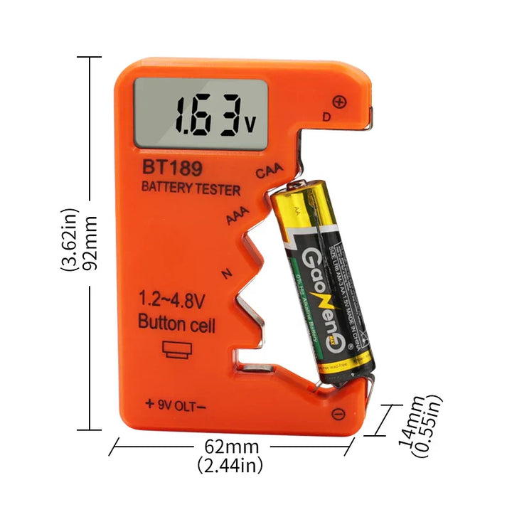 Power Scan LCD Display Battery Tester | Stornfield
