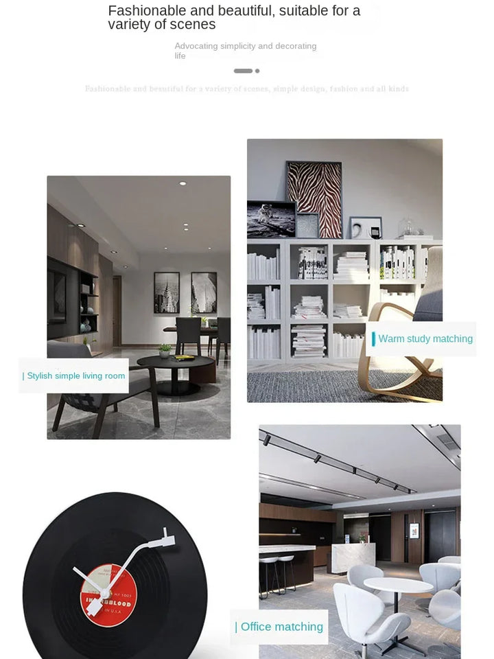 Stornfield | Musical Vinyl Wall Clock