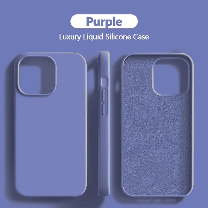 Stornfield | Shockproof Liquid Silicone Case for iPhone 15 14 13