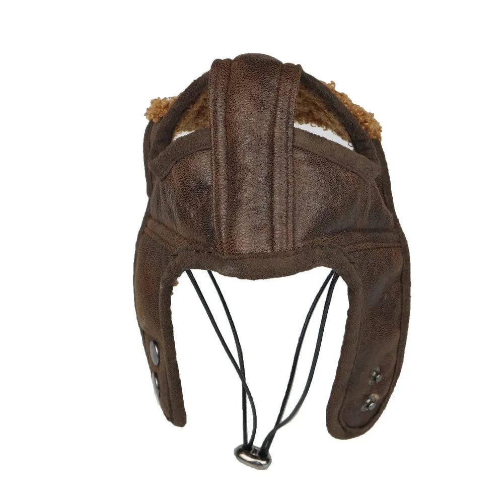 Winter pilot cap for pets warm and comfortable Stornfield