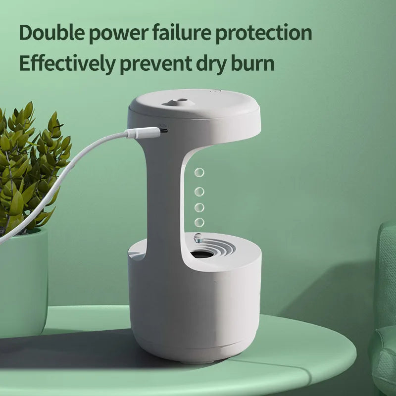 Stornfield | Anti-Gravity Water Droplet Air Humidifier Night Lamp