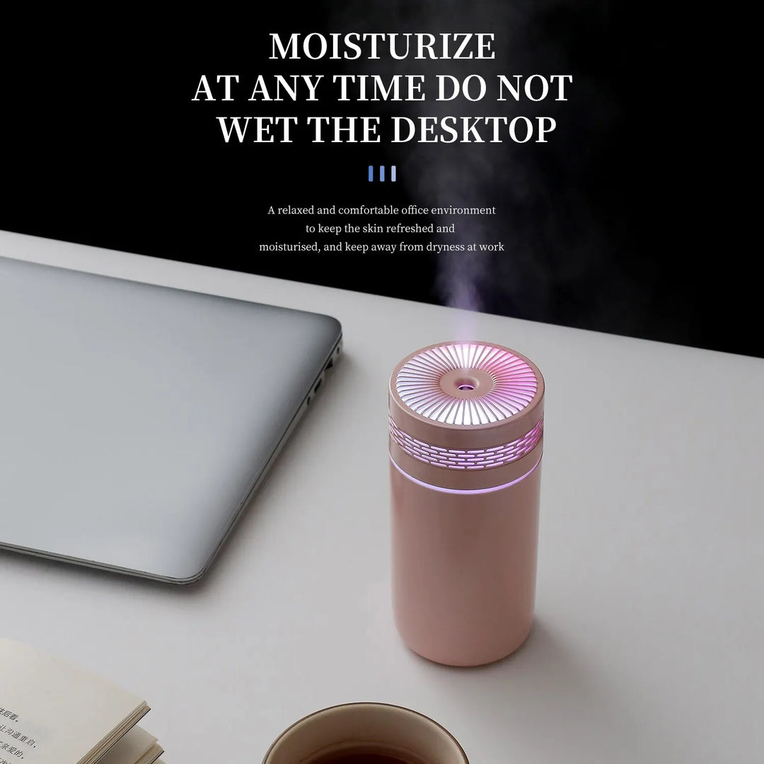 Stornfield | 250ML Portable Car Humidifier - USB LED Essential Oil Diffuser