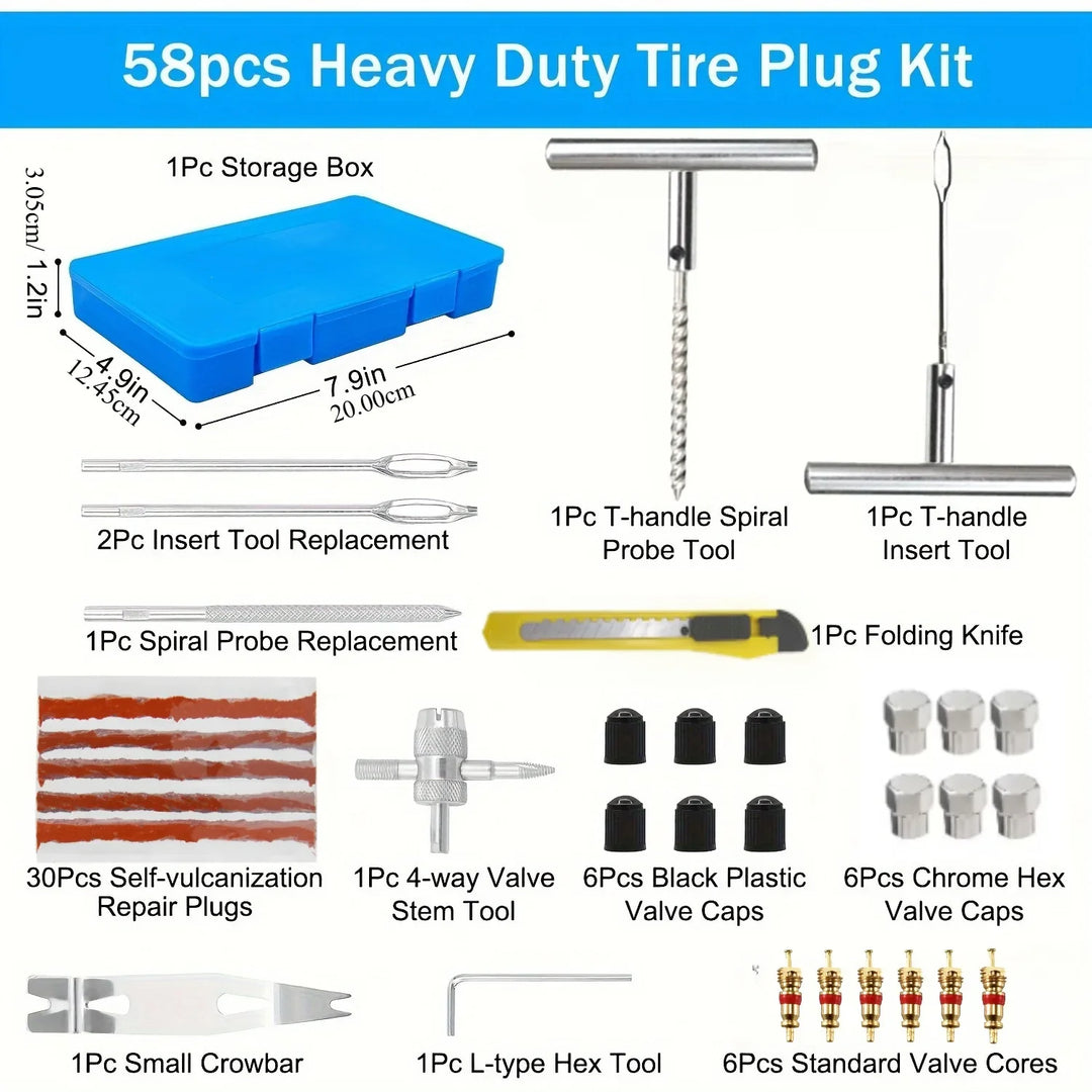 Tire Repair Kit Car Motorcycle | Stornfield