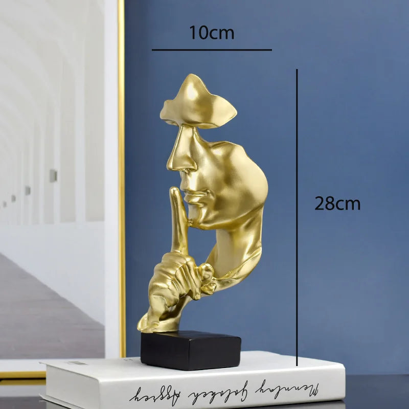 Silent Thinker Abstract Face Home Decor | Stornfield