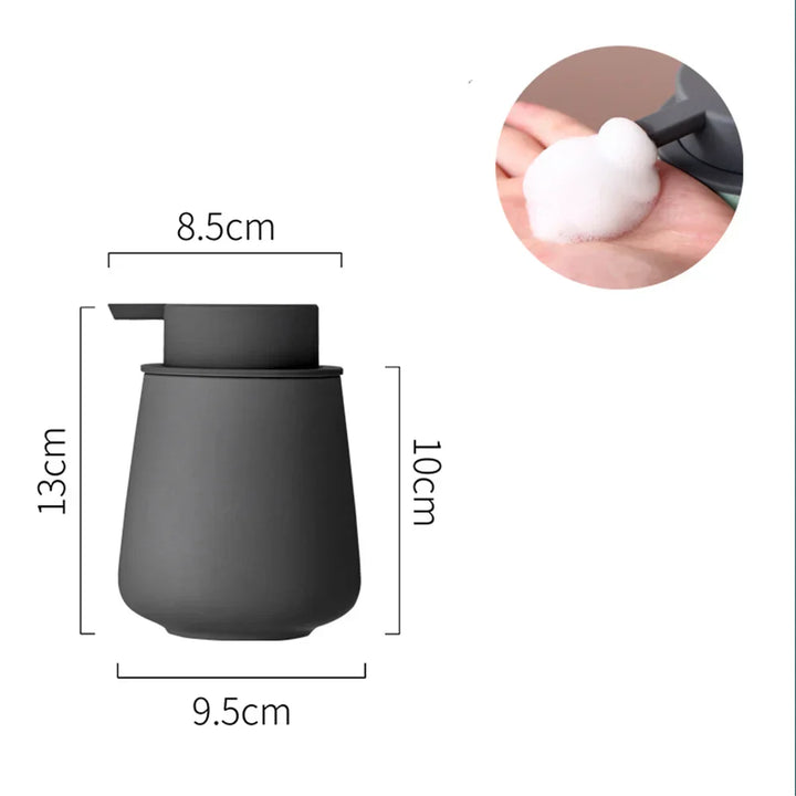 CeramiLux 300 ml Luxury Soap Dispenser made of Ceramic – for Soap, Shampoo, Conditioner or Lotion Stornfield