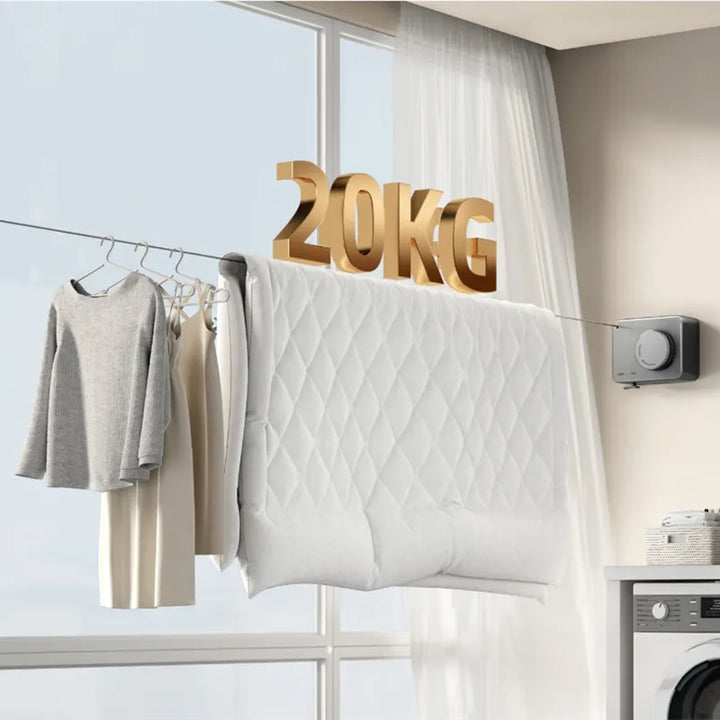 Telescopic InvisiStornfielde Space Saving Clothes Drying Line | Stornfield