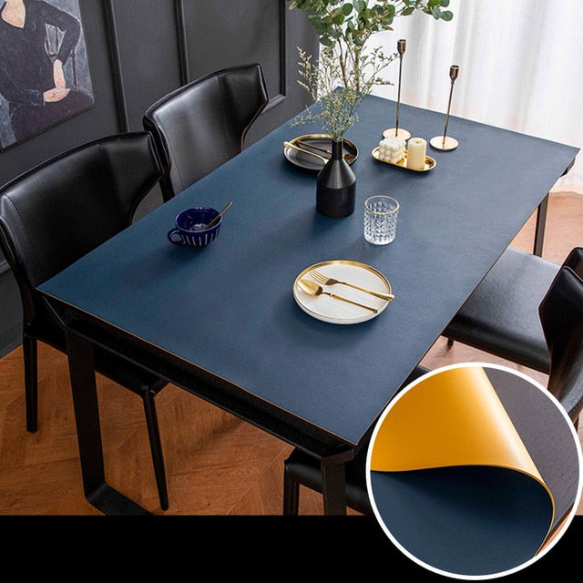 Stornfield | Nordic Minimalist Leather Waterproof Table Protector Mat