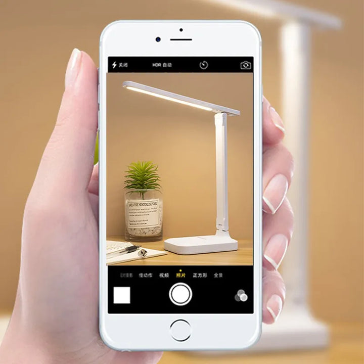 Stornfield | 6000mAh rechargeable LED table lamp USB 3 color stepless dimmable desk lamp touch foldable eye-protecting reading night light