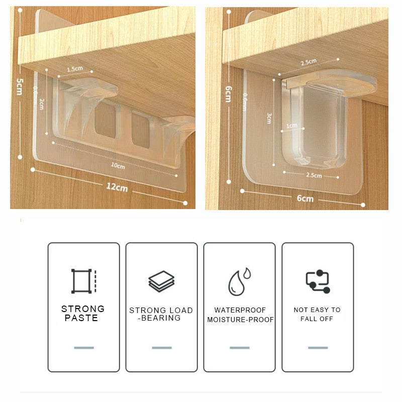 Self-Adhesive Closet Wizard Shelf Support Bracket | Stornfield