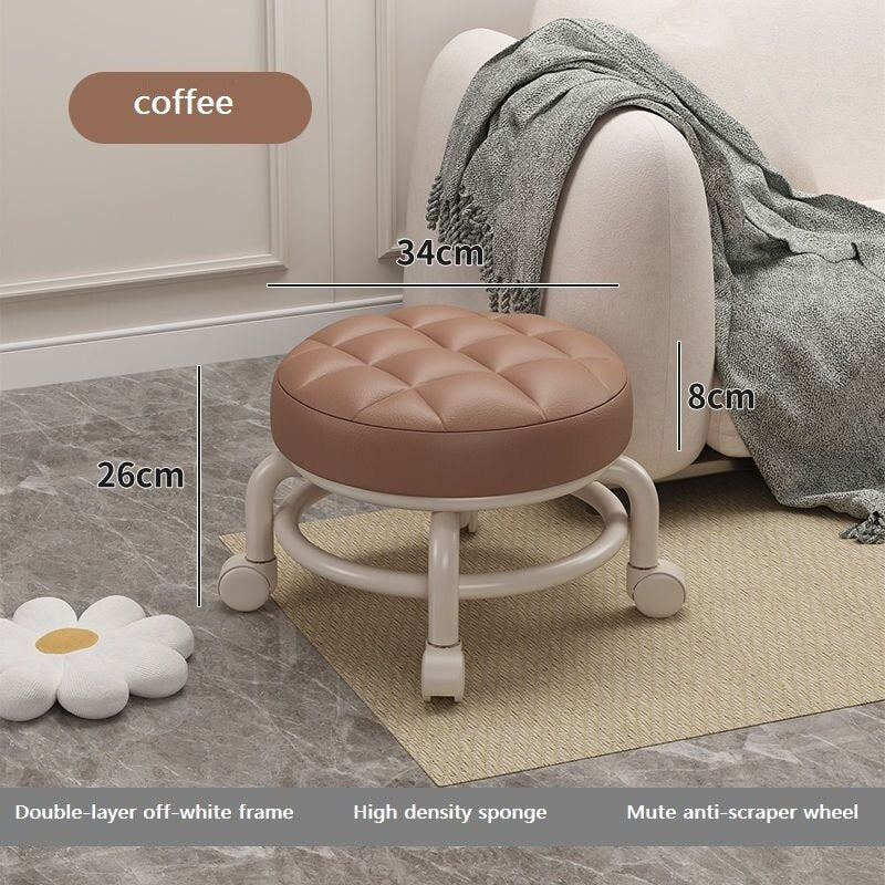 RollEase Mini Rolling Elegant Low Stool | Stornfield