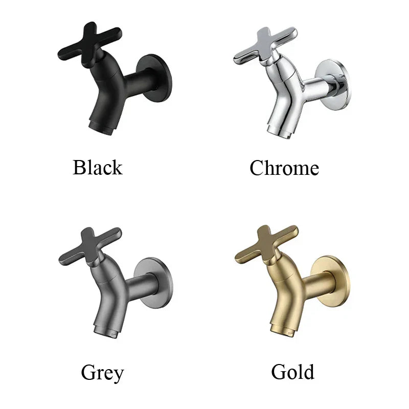 Stornfield | BrassFlow – Wall-Mounted Cold Water Tap in Solid Brass