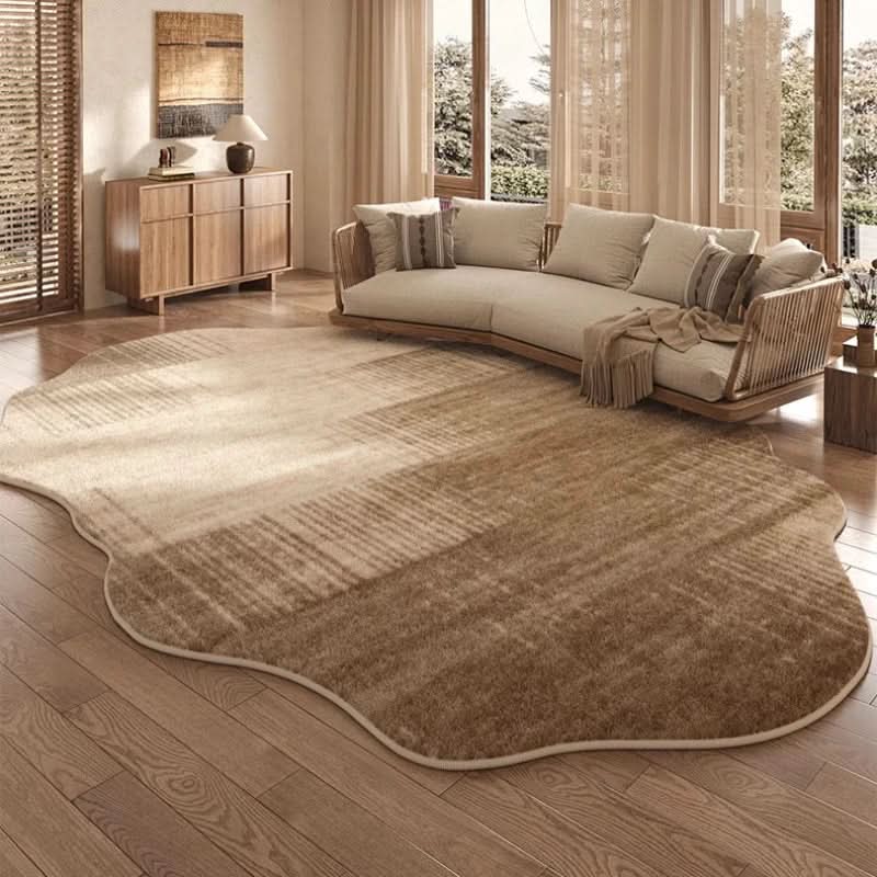 Stornfield | Irregular Plush Washable Rug for Bedroom and Living Room