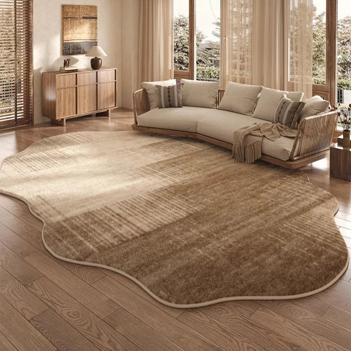Stornfield | Irregular Plush Rug Light Luxury Washable for Bedroom and Living Room