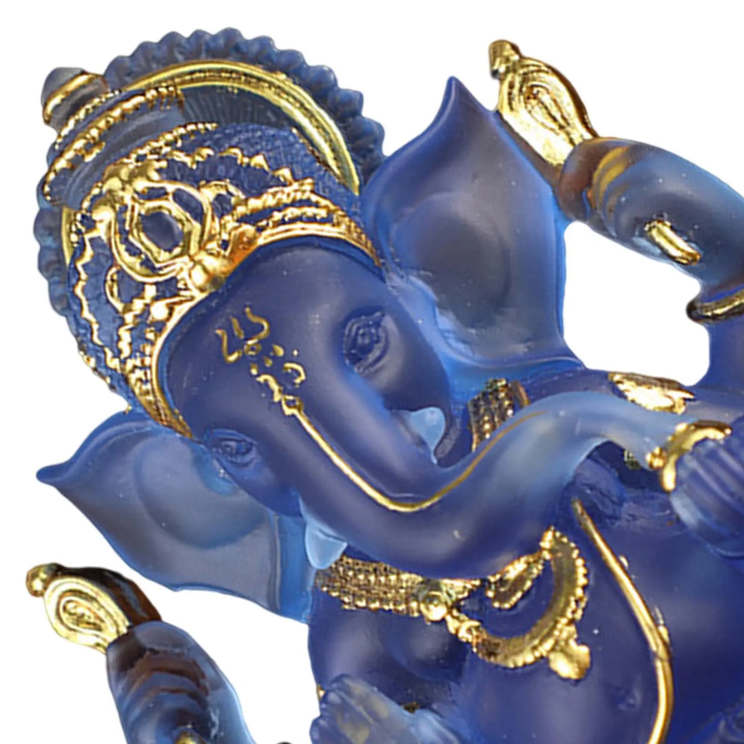 Stornfield | Rare Colored Semi-Transparent Ganesh Statues for Luck in Your Home