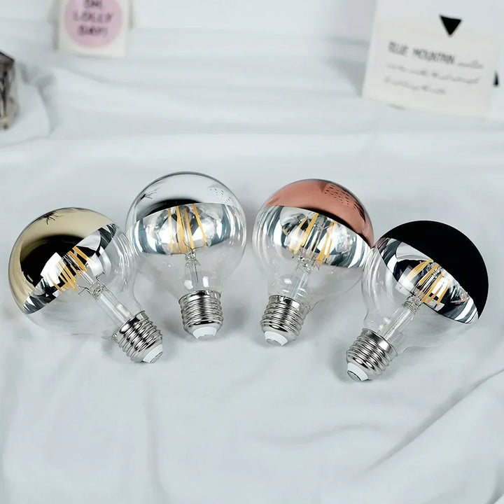 Vintage LED Bulb – Retro Table Lamp with Wooden Base | Stornfield