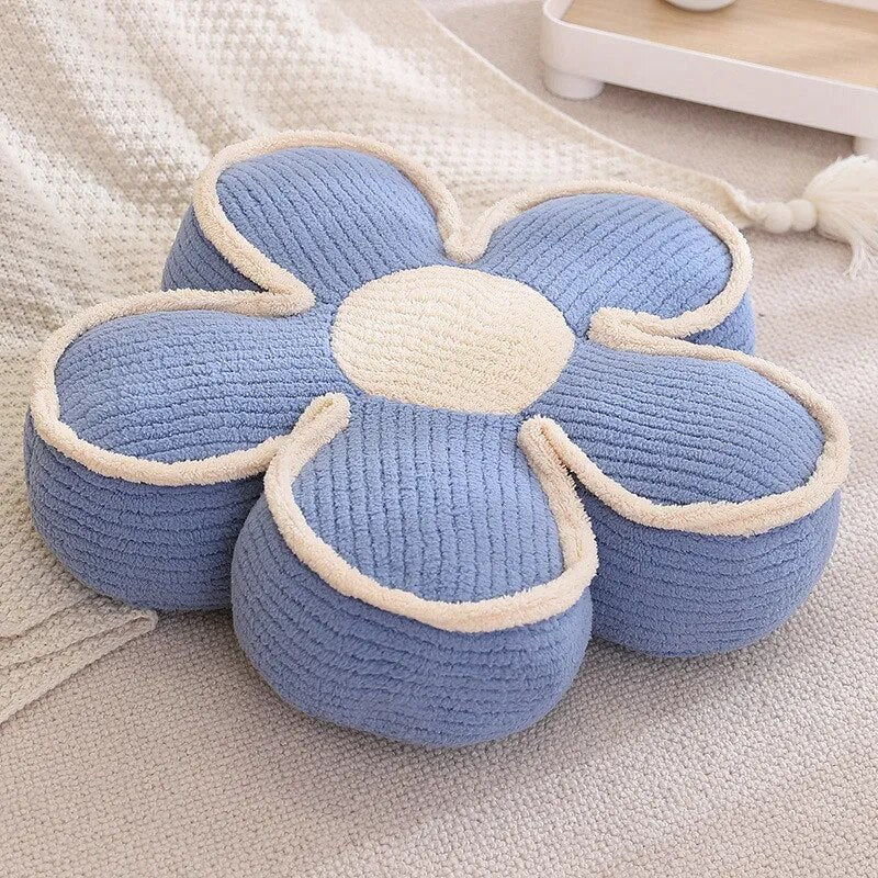 Pastel Plush Flower Cushion | Stornfield