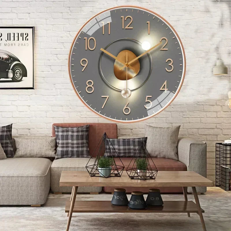 Stornfield | SilentTime – Digital Wall Clock in a Classic Style