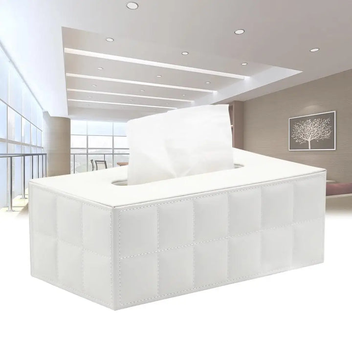 Stornfield | Modern Square Tissue Holder, Napkin Holder, Paper Box Dispenser, Tissue Box Cover for Home Office and Bathroom
