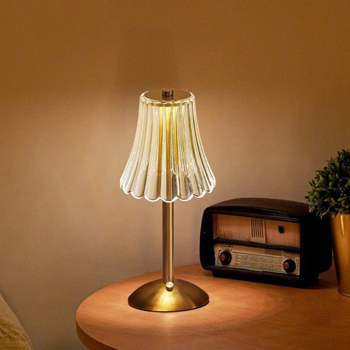 Stornfield | – Gilded Crystal Table Lamp
