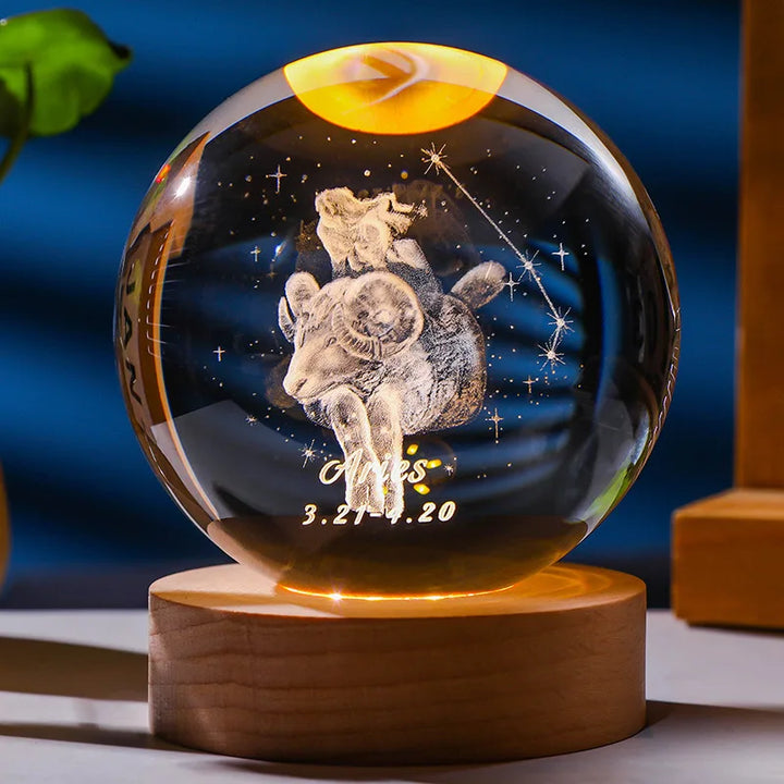 Constellation Crystal Ball Night Light | Stornfield