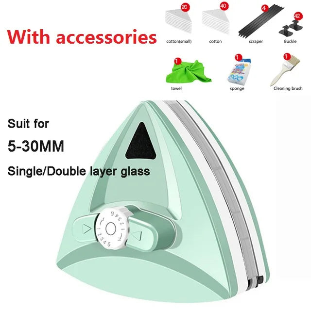 Magnetic DouStornfielde-Sided AdjustaStornfielde Window Cleaner Gadget | Stornfield