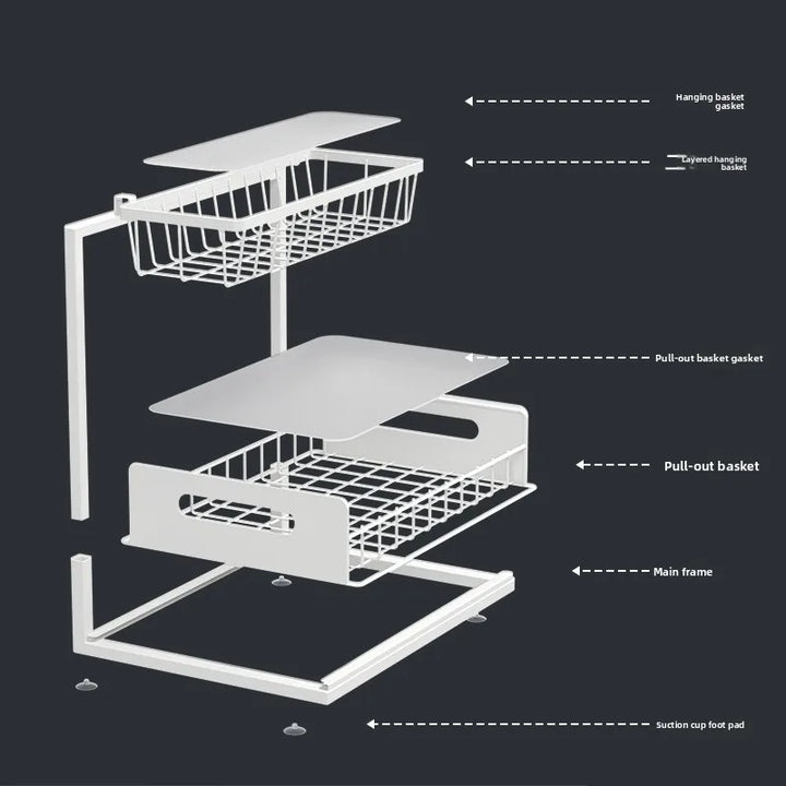 AquaStor Reinforced Sink Storage Shelf Stornfield