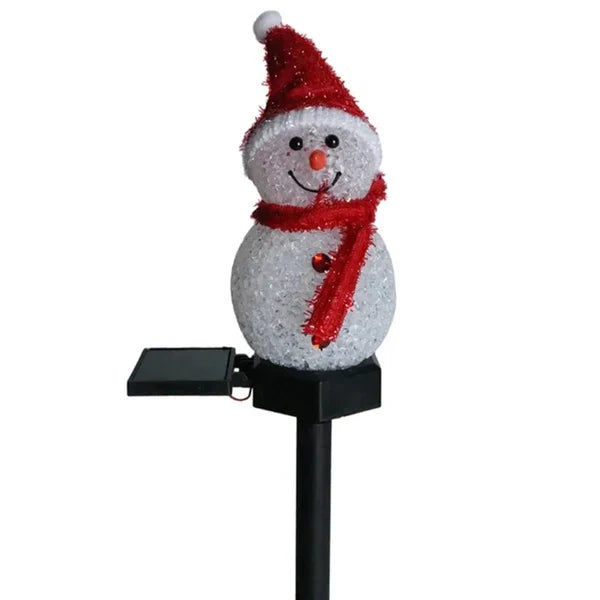 Solar-Powered Snowman Lamp - SolarSnow | Stornfield