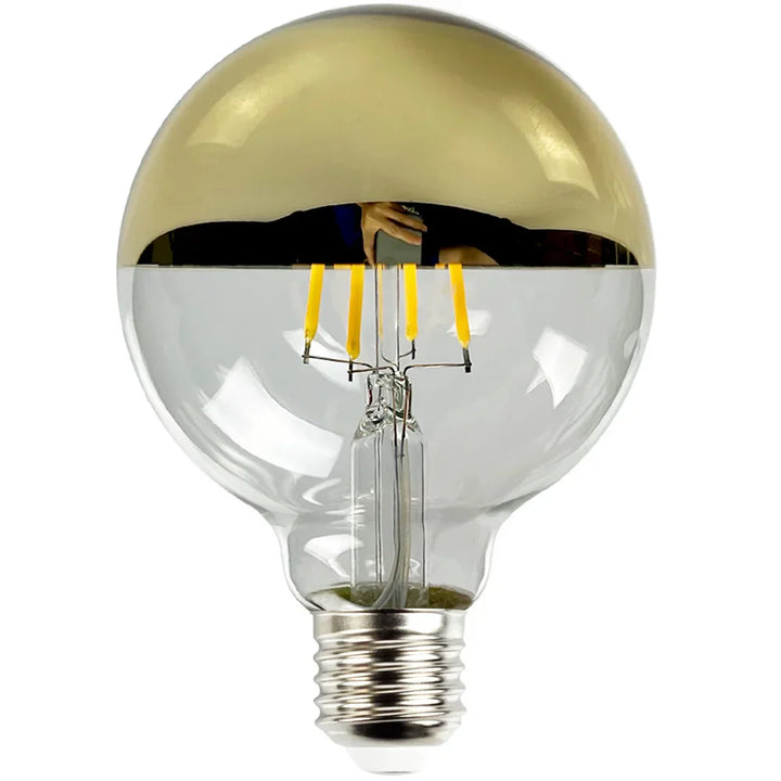 Vintage LED Bulb – Retro Table Lamp with Wooden Base | Stornfield