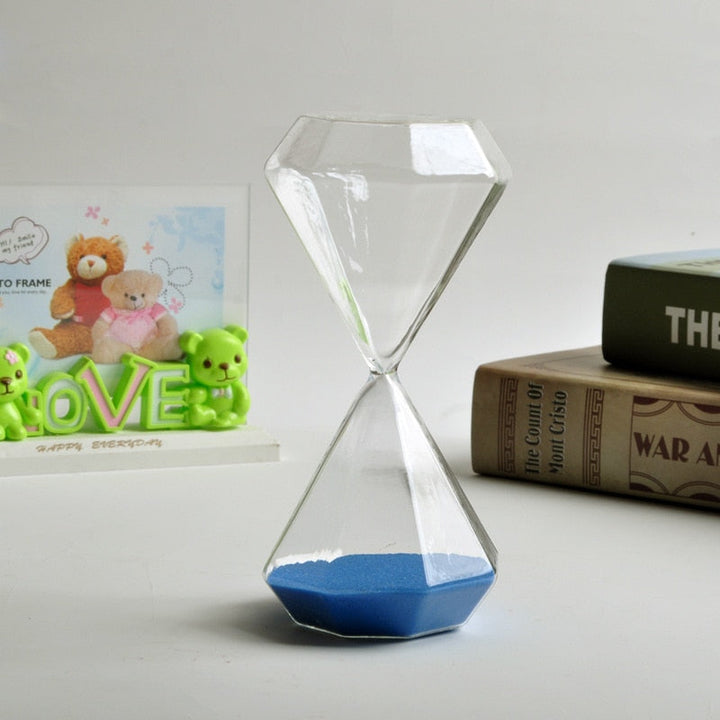 Stornfield | Diamond Hourglass 5-60 Minutes, Sand Timer, Hourglass, Kids Gift, Sand Clock, Home Decor, Available in Multiple Color Options