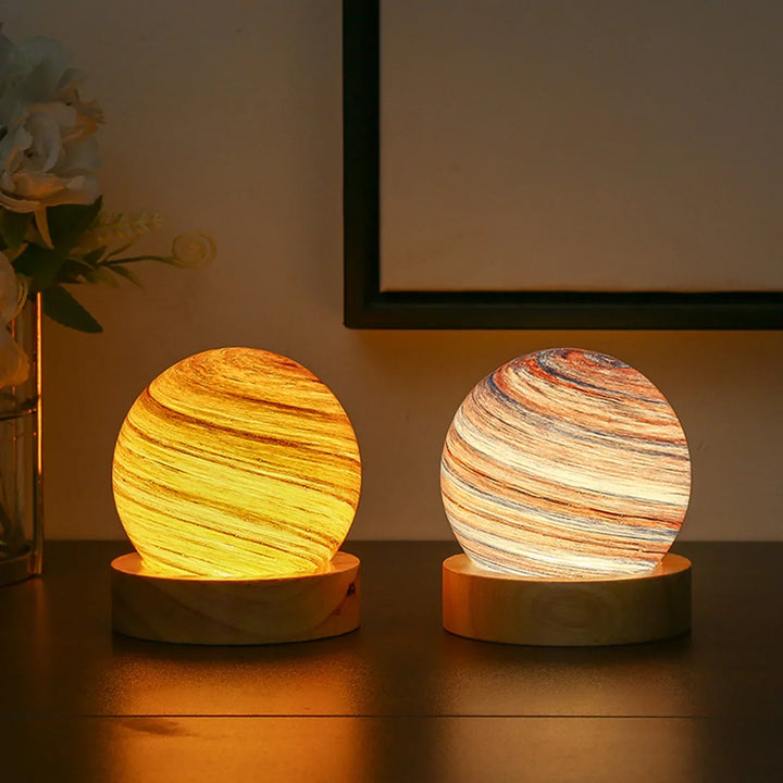 3D Crystal Planets Atmosphere Night Lamp | Stornfield