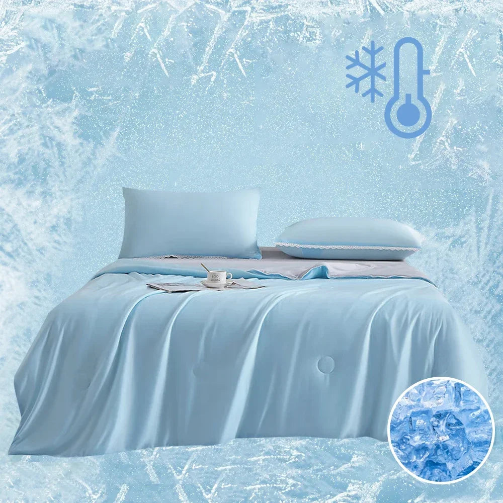 High-Quality Cooling Blanket – Smooth Air-Conditioning Comforter, Lightweight Summer Quilt with Double-Sided Cooling Fabric | Stornfield